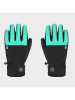 Siroko Rękawiczki funkcyjne "Voss" w kolorze turkusowo-czarnym