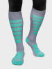 Siroko Functionele sokken "Aoraki" grijs/turquoise
