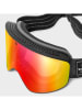 Siroko Unisex-Ski-/ Snowboardbrille "GX Whistler" in Schwarz/ Rot-Gelb