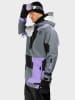 Siroko Softshell Ski-/ Snowboardjacke "Tignes" in Flieder/ Grau