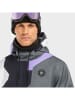Siroko Softshell Ski-/ Snowboardjacke "Tignes" in Flieder/ Grau