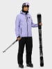 Siroko Softshellowa kurtka narciarska "Makalu" w kolorze lawendowym