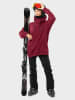 Siroko Softshell-ski-/snowboardjas "Groenland" bordeaux