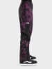Siroko Spodnie narciarskie "Grabs" w kolorze fioletowo-czarnym