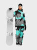 Siroko Spodnie narciarskie "Sleet" w kolorze turkusowo-szarym