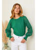 Plume Sweter "Aaron" w kolorze zielonym