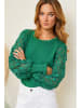 Plume Sweter "Aaron" w kolorze zielonym