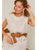 Joséfine Strickkleid "Dorette" in Beige