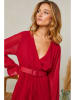 Plume Jurk "Fadel" rood