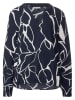 Street One Blouse donkerblauw/wit