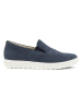 Ecco Leder-Slipper in Dunkelblau