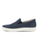 Ecco Leren instappers donkerblauw