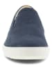 Ecco Leren instappers donkerblauw