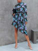 LA Angels Kleid in Schwarz/ Lila/ Blau