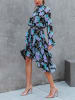 LA Angels Kleid in Schwarz/ Lila/ Blau