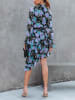 LA Angels Kleid in Schwarz/ Lila/ Blau