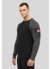 Bench Pullover "Hadlow" in Grau/ Schwarz