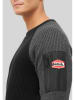 Bench Pullover "Hadlow" in Grau/ Schwarz