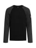Bench Pullover "Hadlow" in Grau/ Schwarz