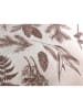 Zo!Home Flanellen beddengoedset "Esme" wit/lichtbruin