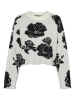 Vero Moda Pullover in Weiß/ Schwarz