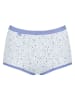 Sloggi Pełne figi high waist (3 pary) w kolorze niebiesko-białym