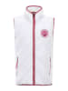 Alpine Pro Fleece bodywarmer "Okara" wit/roze