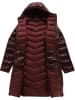 Alpine Pro Doorgestikte mantel "Orefa" bordeaux
