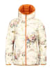 Alpine Pro Dwustronna kurtka pikowana "Eroma" w kolorze pomarańczowo-kremowym