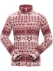 Alpine Pro Fleece vest "Eflina" rood/wit