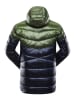 Alpine Pro Steppjacke "Rog" in Dunkelblau/ Grün