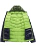 Alpine Pro Doorgestikte jas "Rog" donkerblauw/groen