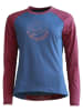 Zimtstern Fahrradshirt "PureFlowz" in Blau/ Bordeaux