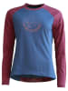 Zimtstern Fahrradtrikot "PureFlowz" in Blau/ Bordeaux