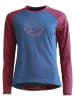Zimtstern Koszulka funkcyjna "PureFlowz" w kolorze niebiesko-bordowym