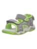 Lurchi Leren sandalen "Bostan" grijs/groen