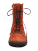 Think! Leder-Boots "Tjub" in Rot
