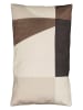 SiL Interiors Poduszka dekoracyjna w kolorze beżowo-brązowym - 50 x 30 cm