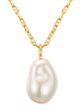Perldesse Vergulde ketting met hanger - (L)46 cm