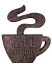 Anticline Decoratieve wanddecoratie "Café" bruin - (B)49,5 x (H)58,5 cm