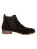 Tamaris Leder-Chelsea-Boots in Schwarz