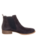 Tamaris Leder-Chelsea-Boots in Dunkelblau