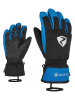 Ziener Rękawiczki narciarskie "Larino" w kolorze czarno-niebieskim