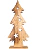 näve LED-Dekoleuchte "Tannenbaum" in Hellbraun - (B)34,5 x (H)80 x (T)14,5 cm