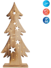näve LED-Dekoleuchte "Tannenbaum" in Hellbraun - (B)34,5 x (H)80 x (T)14,5 cm