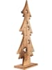 näve LED-Dekoleuchte "Tannenbaum" in Hellbraun - (B)34,5 x (H)80 x (T)14,5 cm