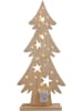 näve LED-Dekoleuchte "Tannenbaum" in Hellbraun - (B)34,5 x (H)80 x (T)14,5 cm