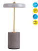 näve Lampa stołowa "Seta" w kolorze szarym - KEE G (A do G)
