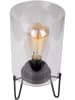 näve Lampa stołowa "Lonna" w kolorze szarym - wys. 28,5 x Ø 15 cm
