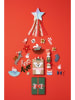 folia PAPER 133tlg. Adventskalenderbastelset "Oh Deer" in Rot